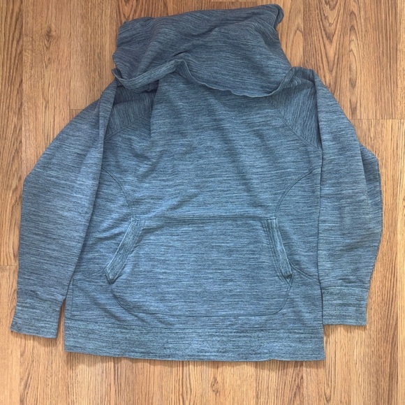 L.L. Bean Tops - L.L. Bean Slate Blue Pullover cowl neck sweatshirt. Womens XL
